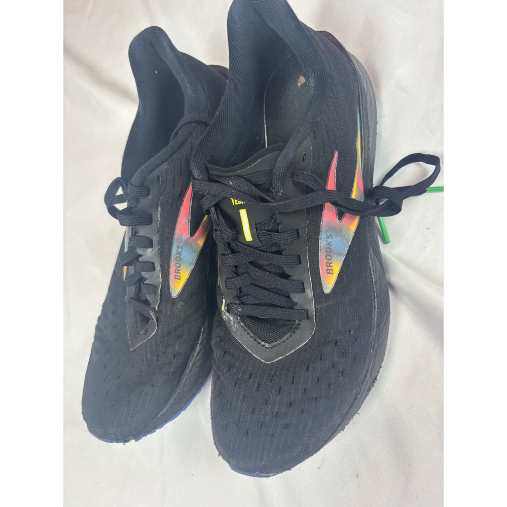Brooks Hyperion Tempo Black Iridescent Running Shoes 1203281B016 Womens 9.5